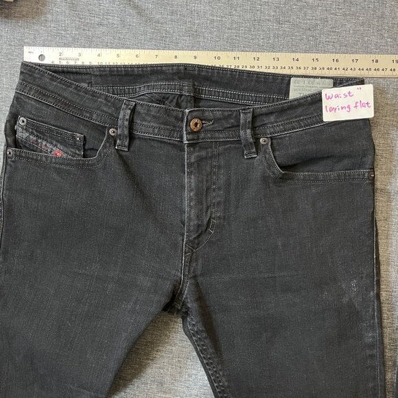 Diesel Thavar Slim Skinny Jeans - Men's Size 33*32 - Black - Picture 8 of 13